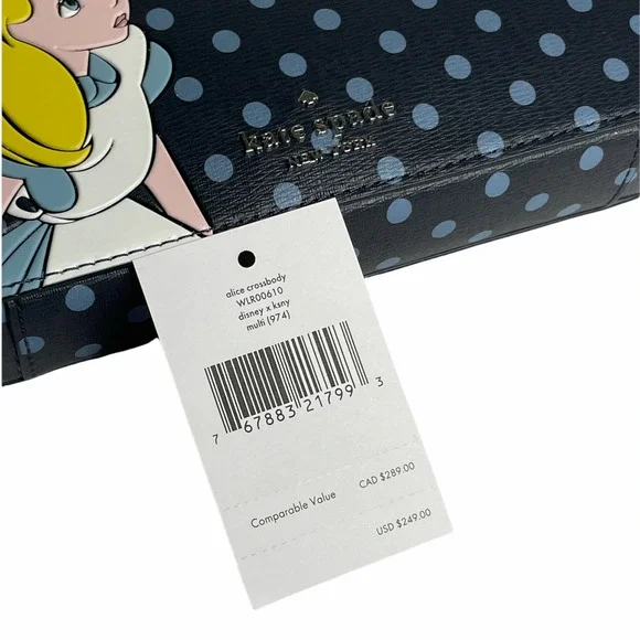 kate spade new york alice in wonderland crossbody bag & Card Holder
